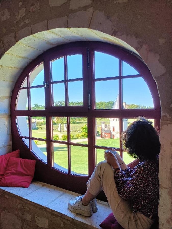 Chambres D'Hotes Au Chateau De Gizeux Bagian luar foto