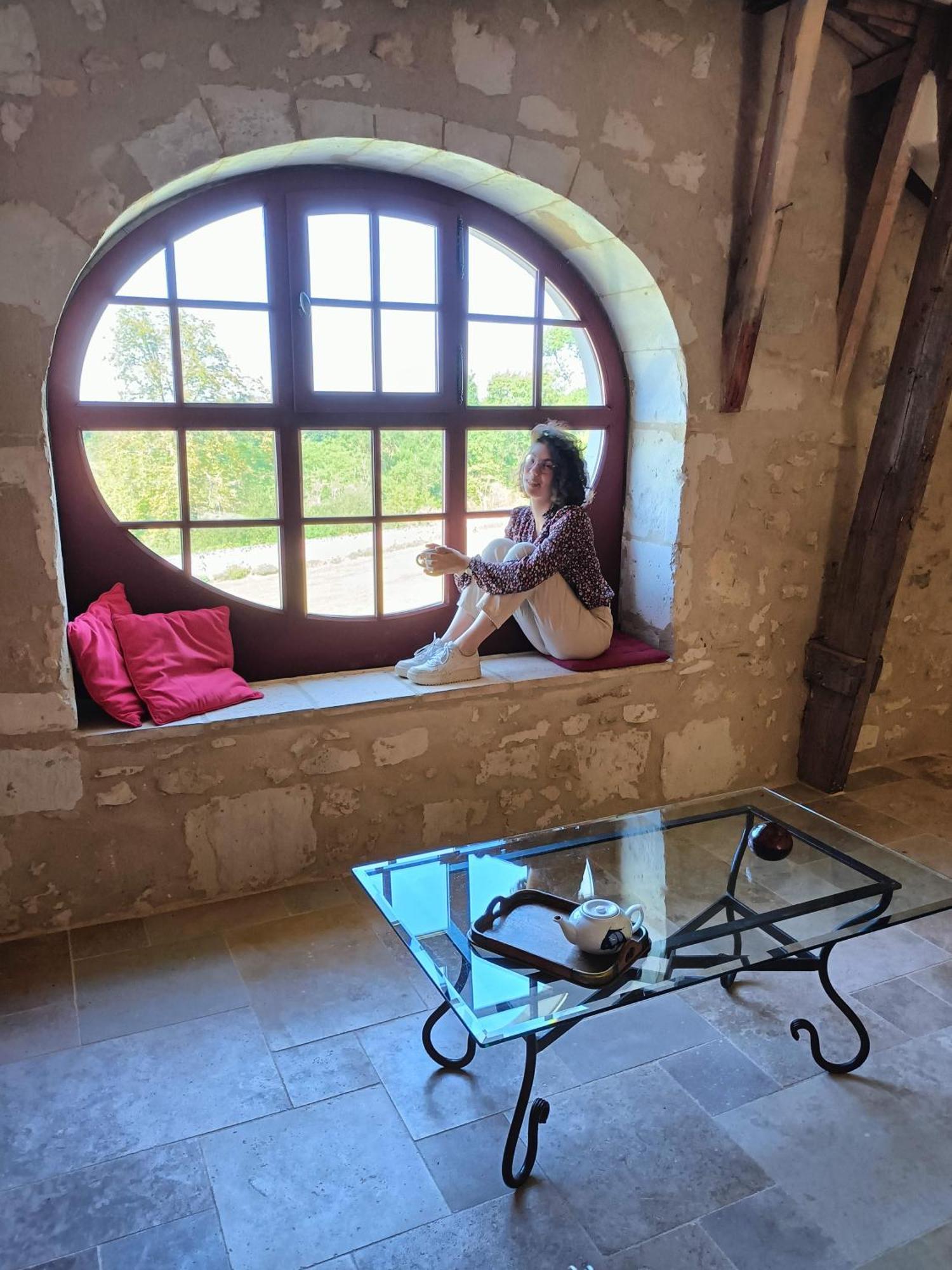 Chambres D'Hotes Au Chateau De Gizeux Bagian luar foto